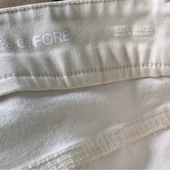 G/Fore Core 5 Pocket Tan Golf Pants 34x33 Brushed Cotton/Modal - Picture 9 of 11